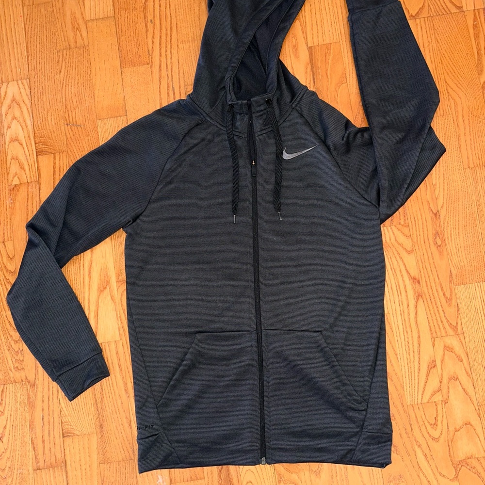 Nike Black Full-Zip Hoodie - Small